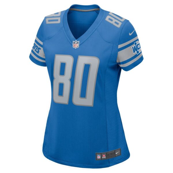 Women's Detroit Lions Antoine Green Nike Blue Team Game Jersey