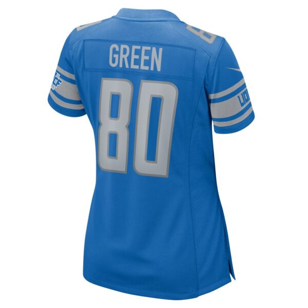 Women's Detroit Lions Antoine Green Nike Blue Team Game Jersey