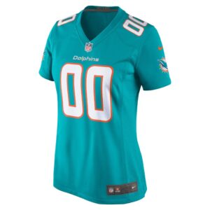 Miami Dolphins Nike Women's Custom Game Jersey - Aqua