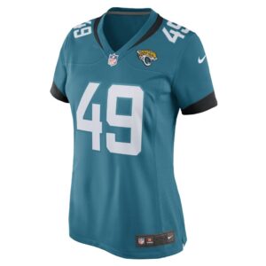 Women's Jacksonville Jaguars Arden Key Nike Teal Game Player Jersey