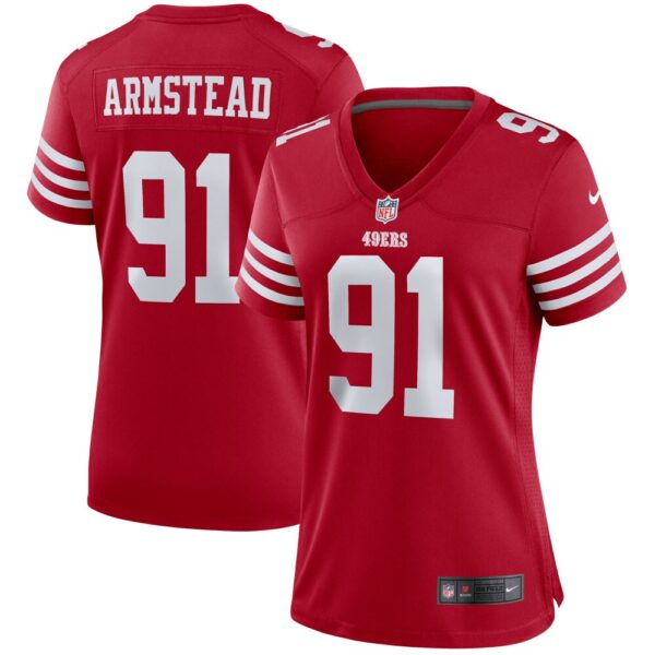 Women's San Francisco 49ers Arik Armstead Nike Scarlet Player Game Jersey