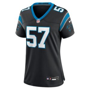 Women's Carolina Panthers Arron Mosby Nike Black Team Game Jersey