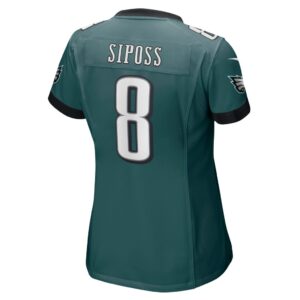 Women's Philadelphia Eagles Arryn Siposs Nike Midnight Green Game Jersey