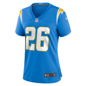 Women's Los Angeles Chargers Asante Samuel Jr. Nike Powder Blue Game Player Jersey