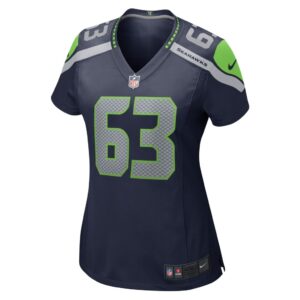 Women's Seattle Seahawks Austin Blythe Nike College Navy Game Jersey