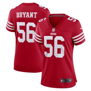 Women's San Francisco 49ers Austin Bryant Nike Scarlet Game Jersey