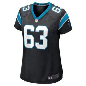 Women's Carolina Panthers Austin Corbett Nike Black Game Jersey