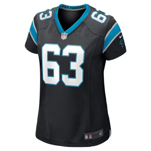 Women's Carolina Panthers Austin Corbett Nike Black Game Jersey