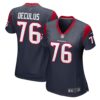 Women's Houston Texans Austin Deculus Nike Navy Game Player Jersey