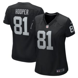 Austin Hooper Las Vegas Raiders Nike Women's Team Game Jersey - Black