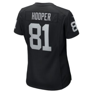 Austin Hooper Las Vegas Raiders Nike Women's Team Game Jersey - Black