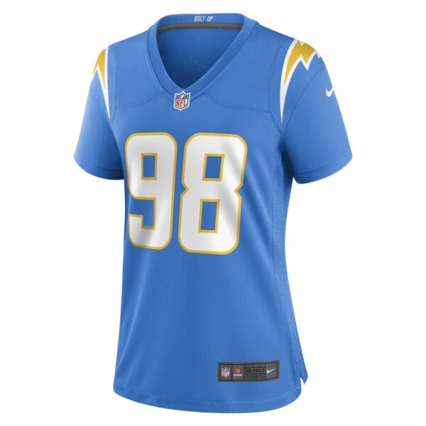 Women's Los Angeles Chargers Austin Johnson Nike Powder Blue Game Player Jersey