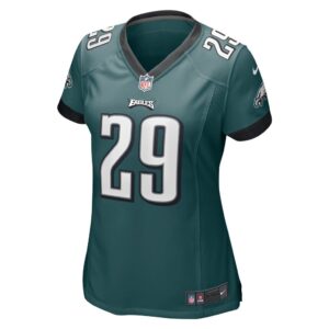 Women's Philadelphia Eagles Avonte Maddox Nike Midnight Green Game Jersey