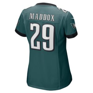 Women's Philadelphia Eagles Avonte Maddox Nike Midnight Green Game Jersey