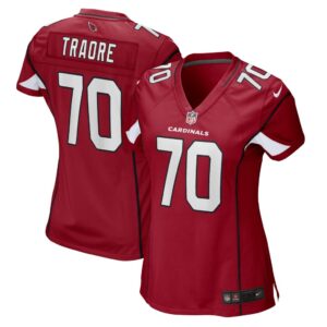 Women's Arizona Cardinals Badara Traore Nike Cardinal Game Player Jersey