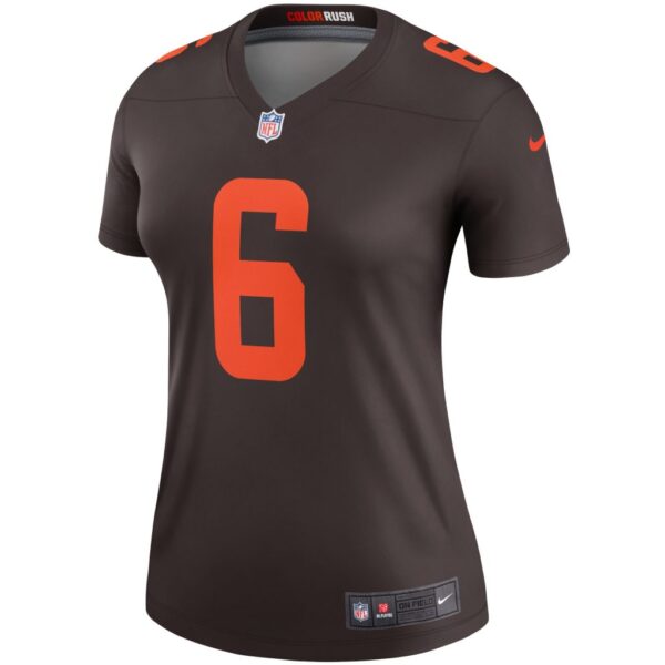 Women's Nike Baker Mayfield Brown Cleveland Browns Alternate Legend Jersey