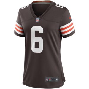 Women's Nike Baker Mayfield Brown Cleveland Browns Game Player Jersey