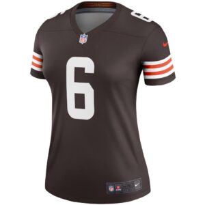 Women's Nike Baker Mayfield Brown Cleveland Browns Legend Player Jersey