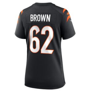 Women's Cincinnati Bengals Ben Brown Nike Black Game Player Jersey