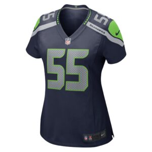 Women's Seattle Seahawks Ben Burr-Kirven Nike College Navy Game Jersey