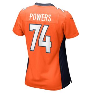 Ben Powers Denver Broncos Nike Women's Game Player Jersey - Orange