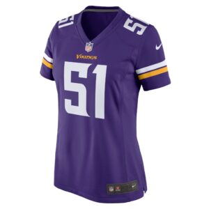 Women's Minnesota Vikings Benton Whitley Nike Purple Home Game Player Jersey