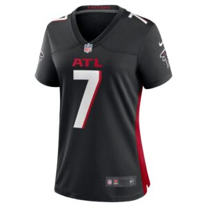 Women's Atlanta Falcons Bijan Robinson Nike Black 2023 NFL Draft First Round Pick Game Jersey