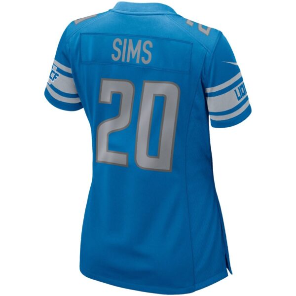 Women's Detroit Lions Billy Sims Nike Blue Game Retired Player Jersey