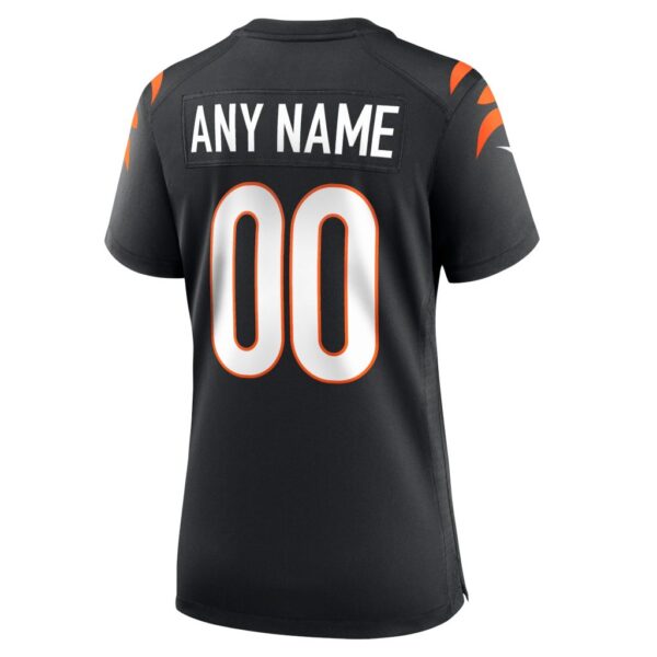 Cincinnati Bengals Nike Women's Game Custom Jersey - Black