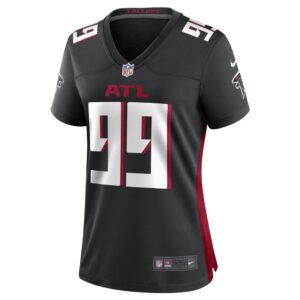 Women's Derrick Tangelo Atlanta Falcons Nike Black Game Player Jersey