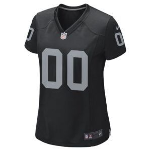 Las Vegas Raiders Nike Women's Custom Game Jersey - Black