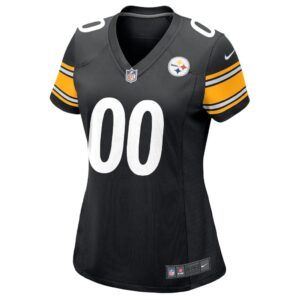 Pittsburgh Steelers Nike Women's Custom Game Jersey - Black