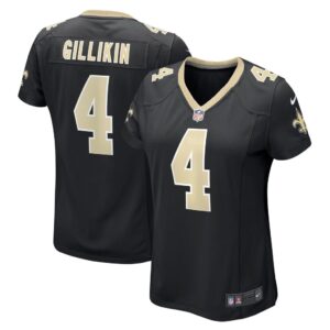 Women's New Orleans Saints Blake Gilikin Nike Black Game Player Jersey