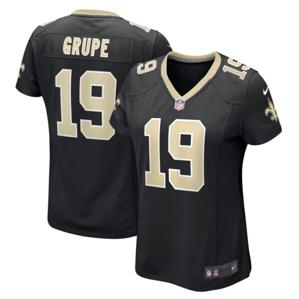 Blake Grupe New Orleans Saints Nike Women's Team Game Jersey - Black