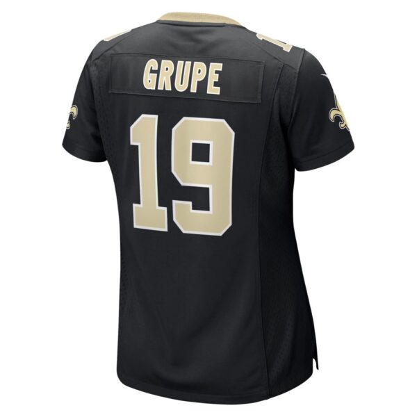 Blake Grupe New Orleans Saints Nike Women's Team Game Jersey - Black