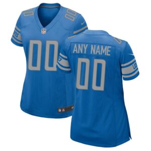 Detroit Lions Nike Women's Custom Game Jersey - Blue