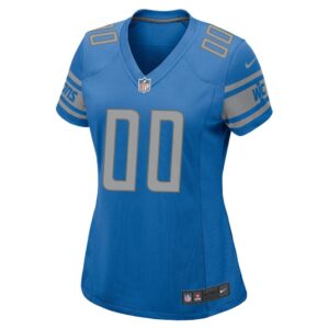 Detroit Lions Nike Women's Custom Game Jersey - Blue