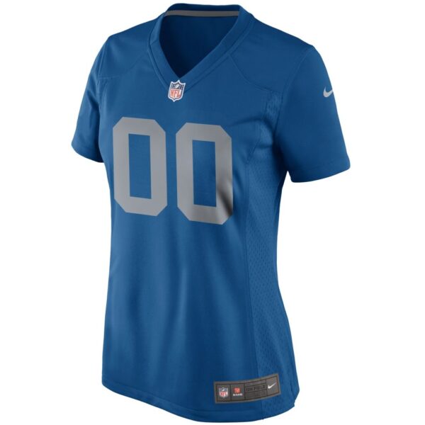 Detroit Lions Nike Women's Throwback Custom Game Jersey - Blue