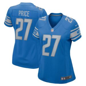 Women's Detroit Lions Bobby Price Nike Blue Player Game Jersey