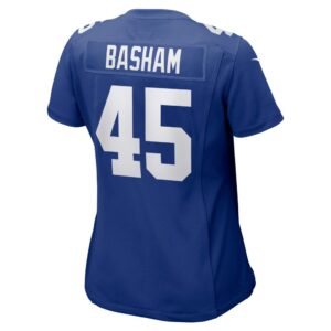 Boogie Basham New York Giants Nike Women's Game Jersey - Royal