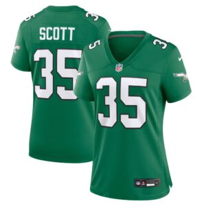 Boston Scott Philadelphia Eagles Nike Women's Alternate Game Jersey - Kelly Green