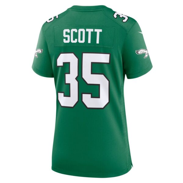 Boston Scott Philadelphia Eagles Nike Women's Alternate Game Jersey - Kelly Green