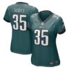 Women's Philadelphia Eagles Boston Scott Nike Midnight Green Game Jersey