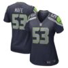 Women's Seattle Seahawks Boye Mafe Nike College Navy Game Player Jersey