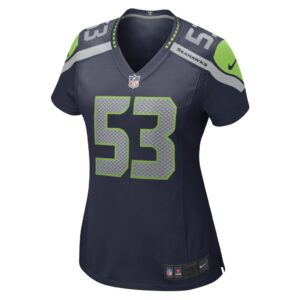 Women's Seattle Seahawks Boye Mafe Nike College Navy Game Player Jersey