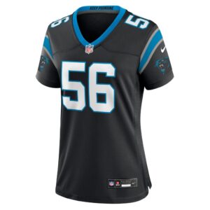 Women's Carolina Panthers Bradley Bozeman Nike Black Team Game Jersey