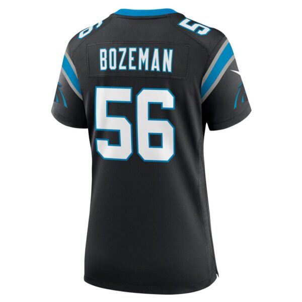 Women's Carolina Panthers Bradley Bozeman Nike Black Team Game Jersey