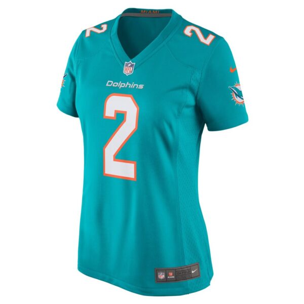 Women's Miami Dolphins Bradley Chubb Nike Aqua Game Player Jersey