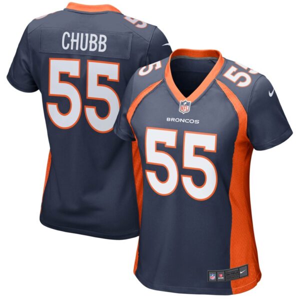 Women's Nike Bradley Chubb Navy Denver Broncos Game Jersey