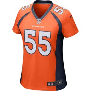 Women's Nike Bradley Chubb Orange Denver Broncos Game Player Jersey